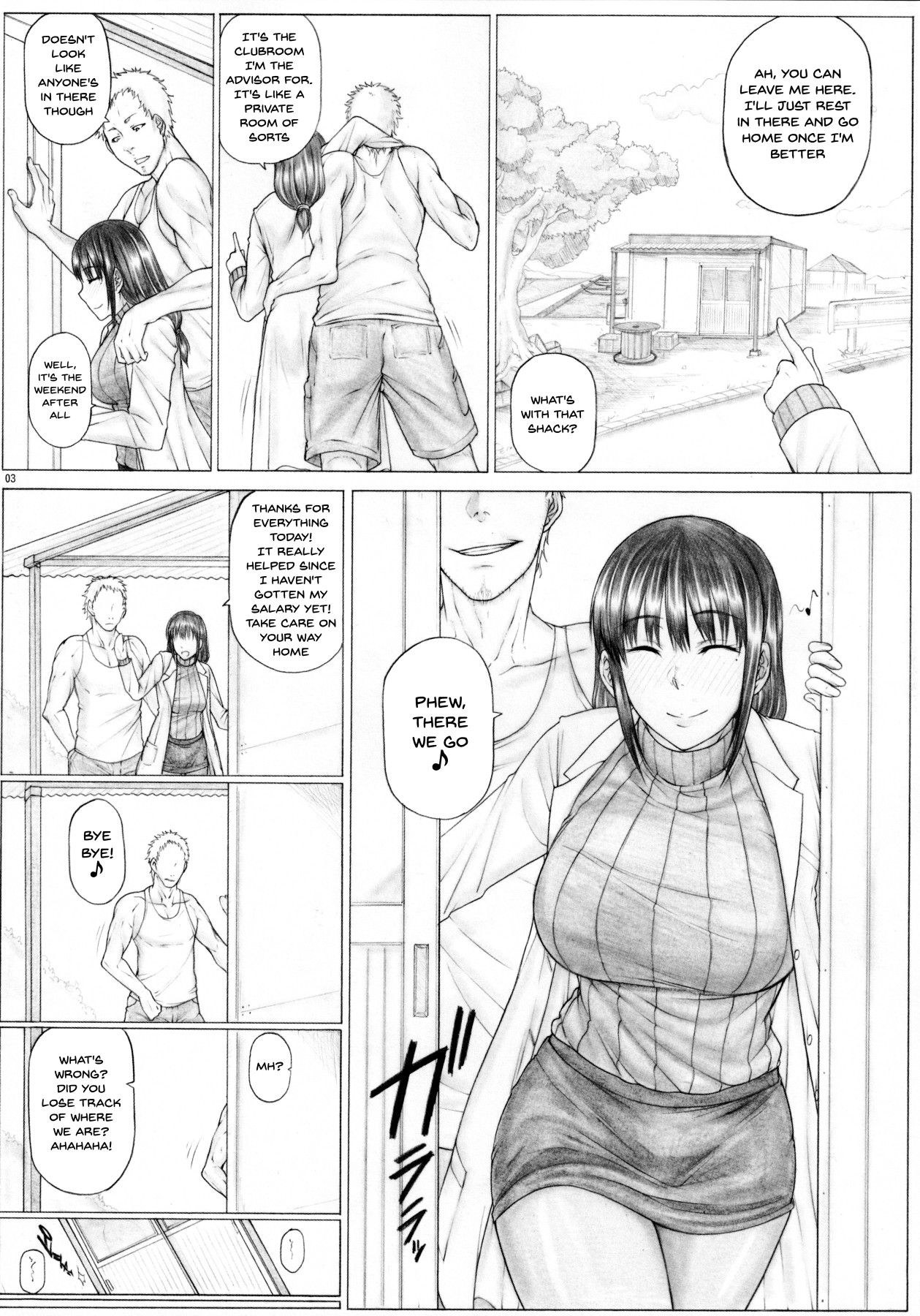 Hentai Manga Comic-A Journal Of When Sayaka Sensei Got Really Drunk And Fucked By Playboys-Read-4